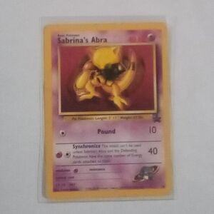 ✨RARE Sabrina's Abra WoTC Promo Pokemon Card✨